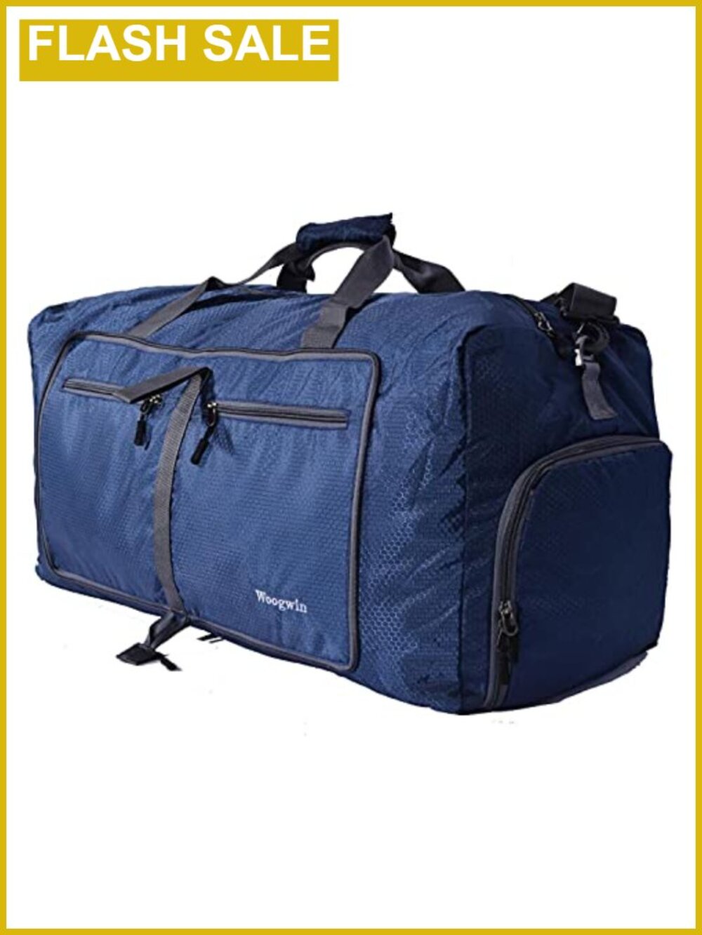 Large Foldable Waterproof Travel Duffel Bag Overnight Gym Sports
